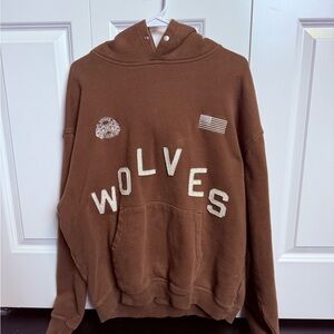 Brown Darc Sport Wolves Hoodie Large